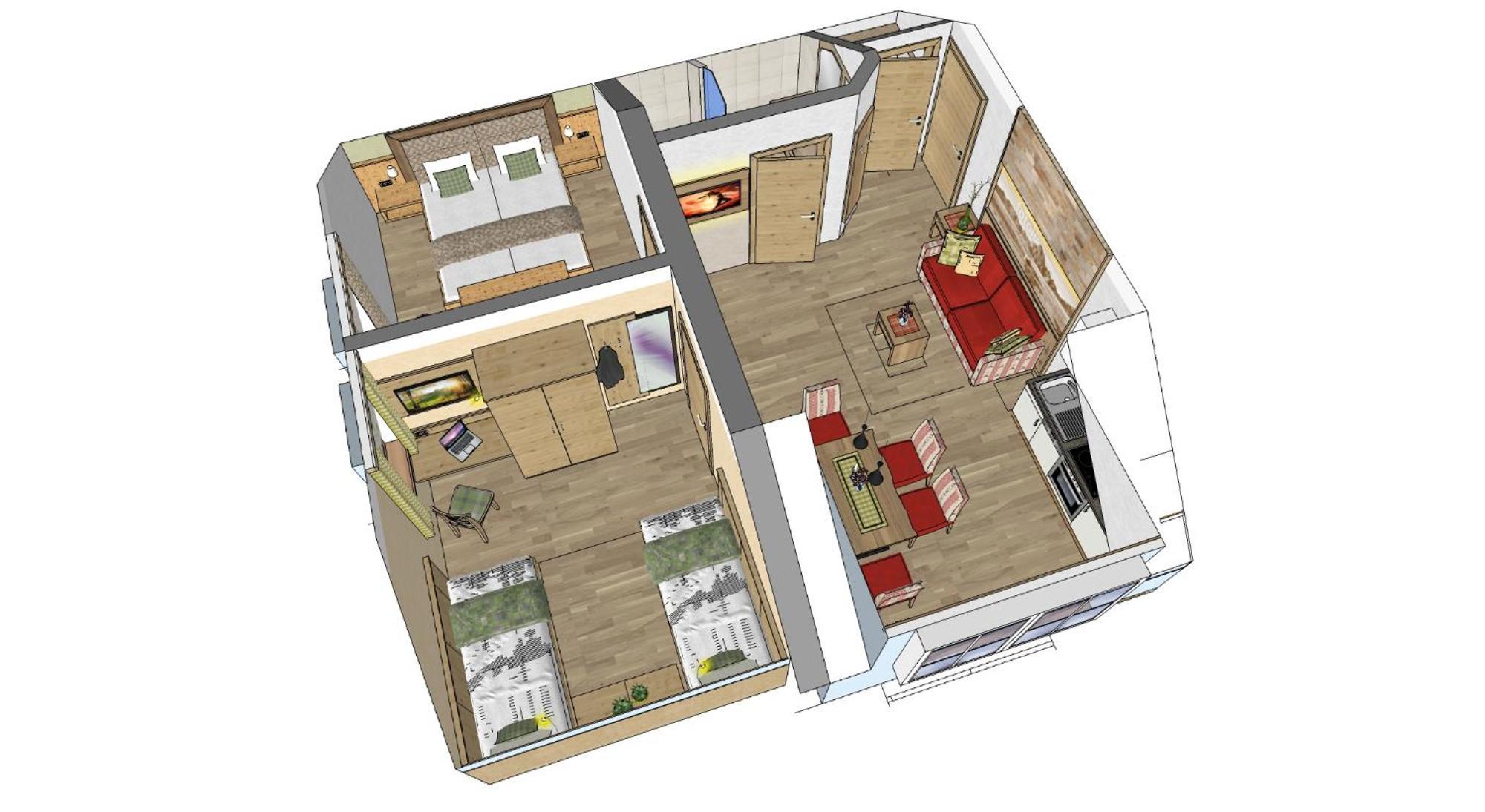 Sportlerhof - Alimann Uab Apartment กรุนเอา อิม อาล์มทาล ภายนอก รูปภาพ
